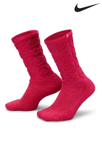 Nike pegasus Pink Everyday Plus Cushioned Crew Socks 1 Pair (U13859) | £18