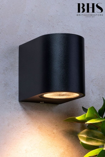 BHS Black Antar 1 Outdoor Light Lamp (U14722) | £12