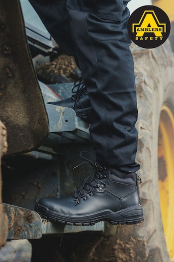 Amblers Safety Black 258 Safety Boots (U14760) | £53