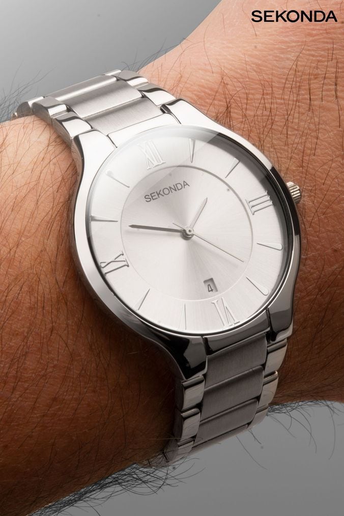 Next silver watch cheap