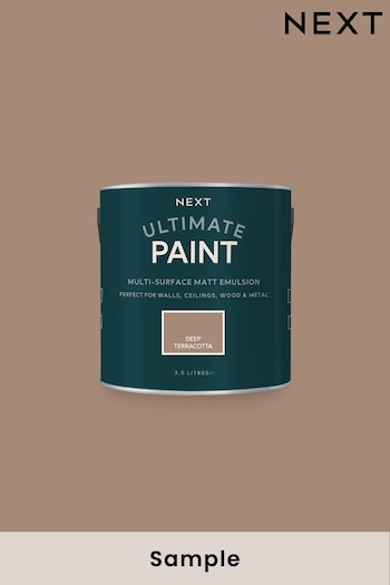 Deep Terracotta Atelier-lumieresShops Ultimate® Multi-Surface Peel & Stick Sample Paint (U14900) | £1