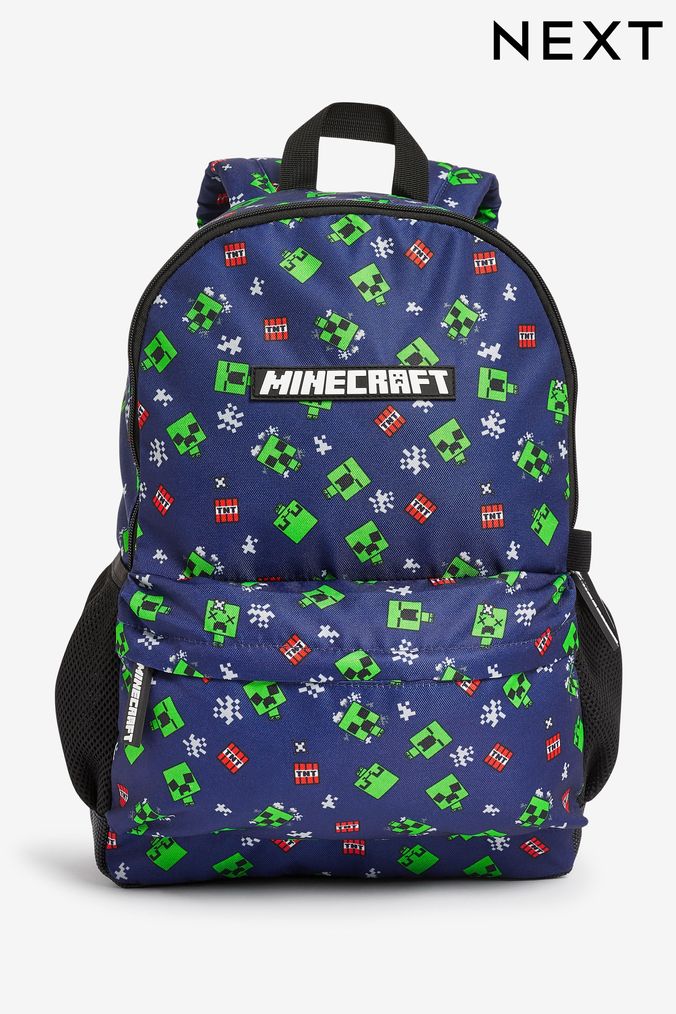 Buy Boys Blue Mine Craft Rucksack Charactershop Online Next UK