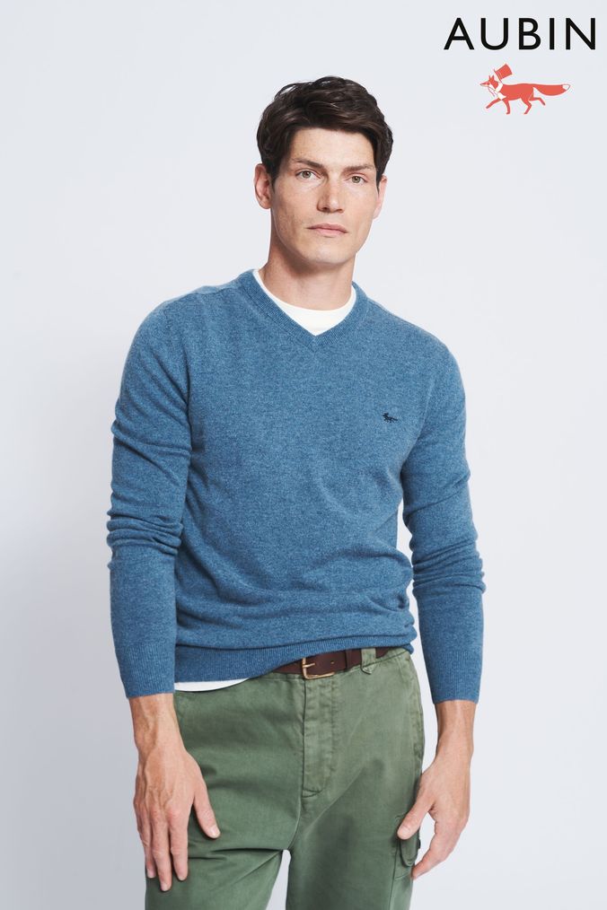 V neck hot sale jumper mens next