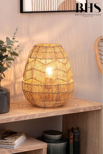 BHS Natural Large Jute Table Lamp (U16611) | £80