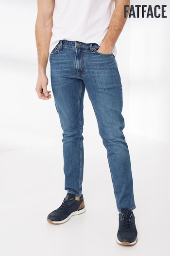 FatFace Blue Slim Stone Wash Jeans (U17528) | £59