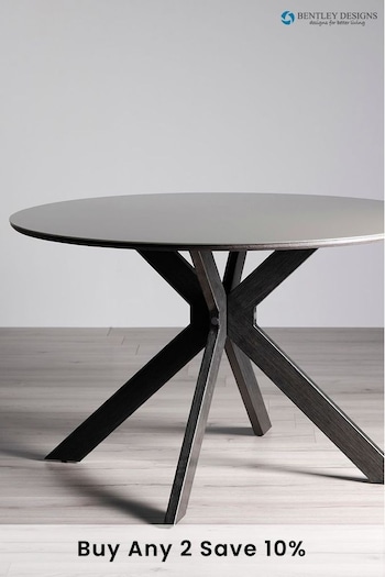 Bentley Designs Grey Hirst Painted Tempered Glass Dining Table (U18000) | £360
