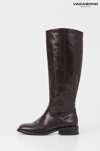 Vagabond Shoemakers Sheila Tall Riding Brown Boots (U18499) | £200