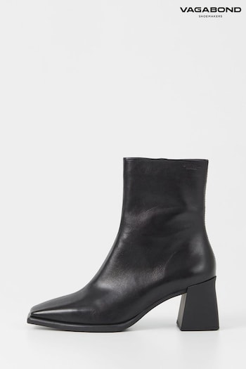 Vagabond Shoemakers Hedda Heeled Ankle Black Boots Propel (U18641) | £140