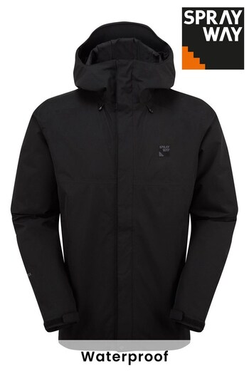 Sprayway Black Maxen Waterproof Jacket (U18704) | £170