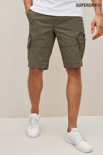 Superdry Green Vintage Core Cargo Shorts compliments (U19014) | £50