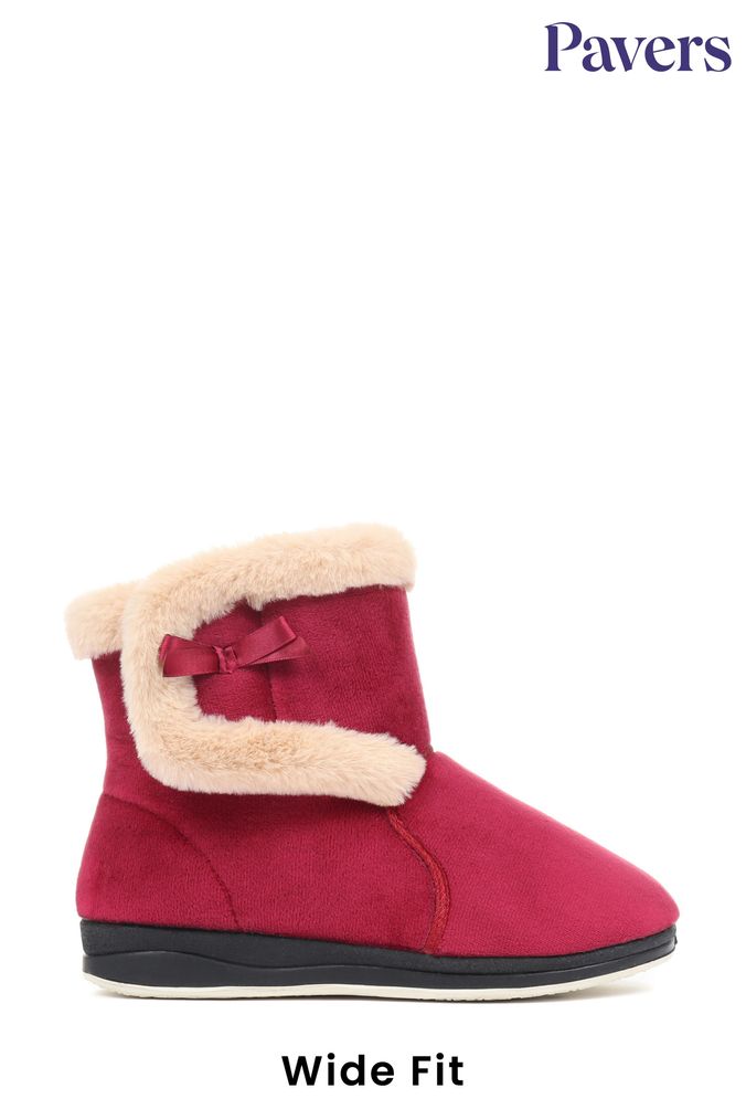 Red slipper boots uk hotsell
