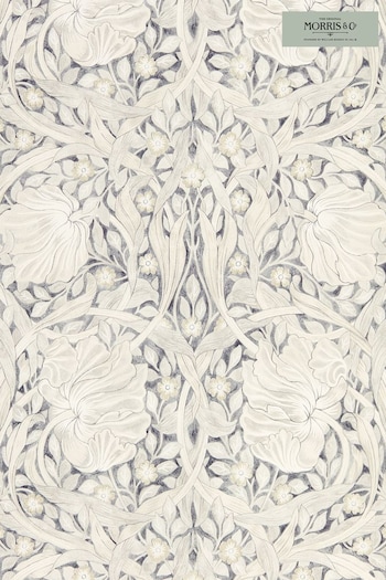 Morris & Co. Black Pure Pimpernel Wallpaper Wallpaper (U20097) | £105