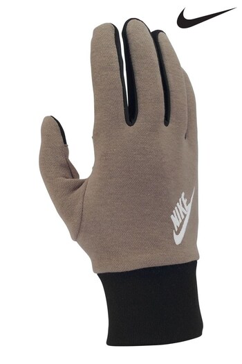 Nike Brown Tech Fleece Gloves (U20371) | £24