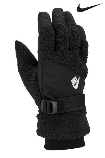 Nike Black Sherpa Gloves (U20374) | £55