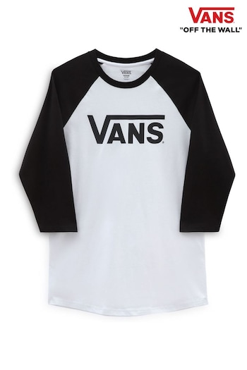Vans Raglan Mens Black T-Shirt (U20382) | £32