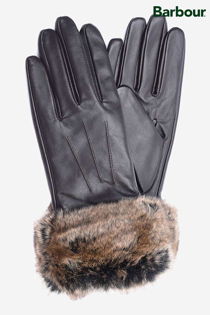 Barbour gloves womens Brown store