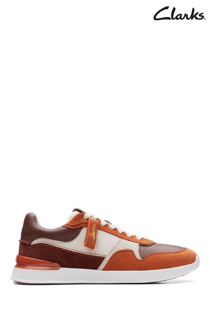 Buy Men s Clarks Red Trainers Online Next UK