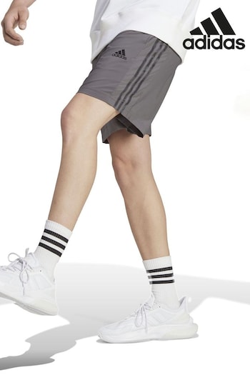 adidas Yeezy Grey Sportswear Aeroready Essentials Chelsea 3-Stripes Shorts (U22484) | £23