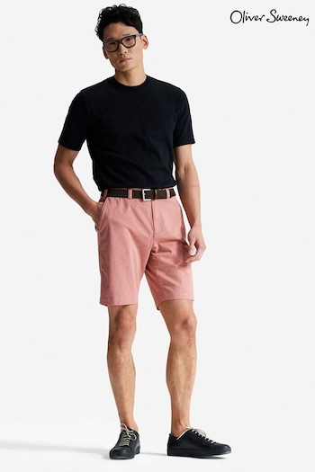 Oliver Sweeney Pink Frades Italian Cotton bianco Shorts (U23017) | £99