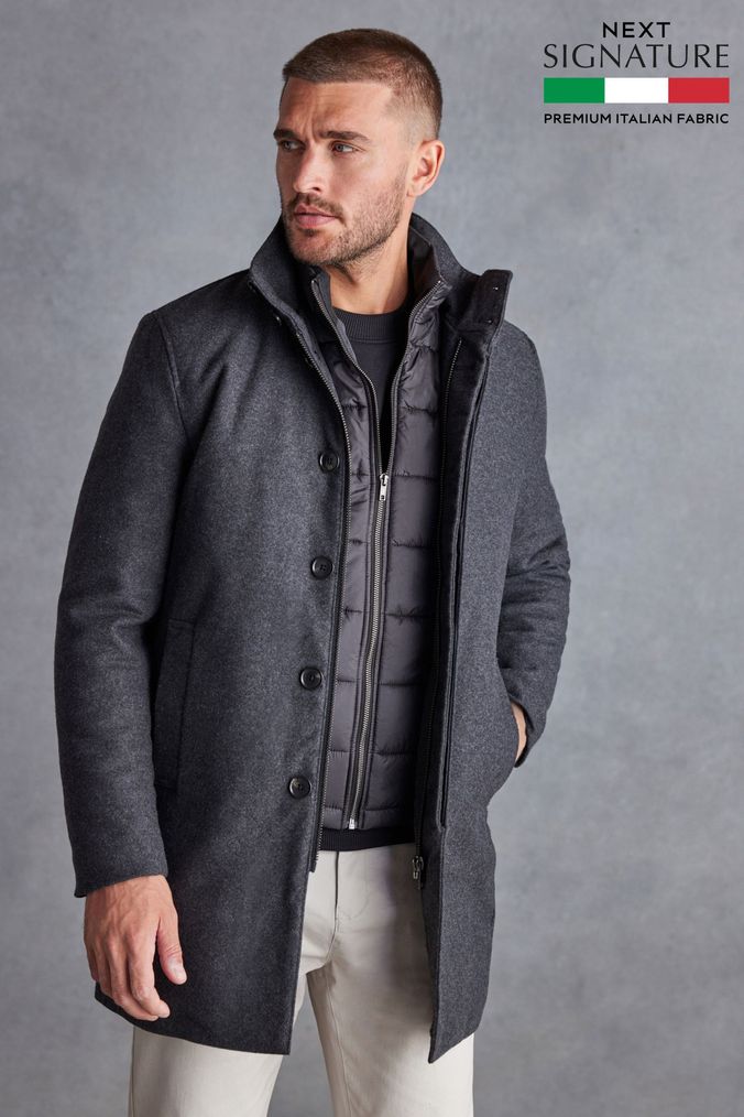 Men s Signature Coats Next Official Site