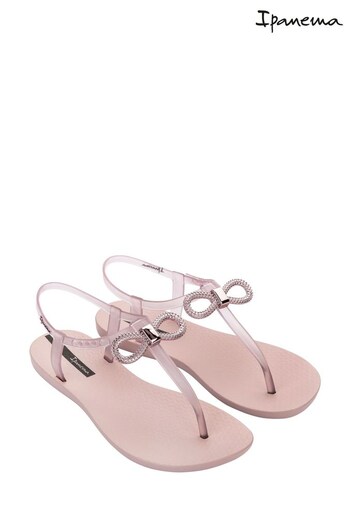 Ipanema Pink Belle Bow Star Sandals (U23459) | £32