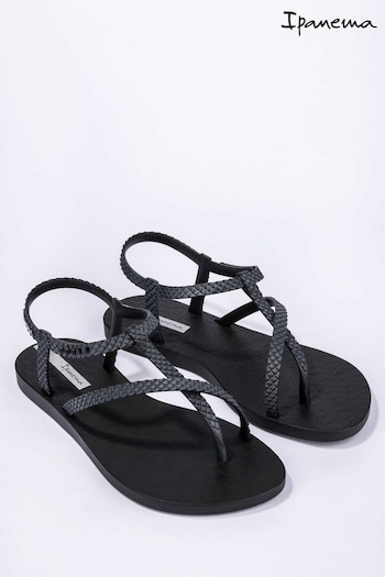Ipanema Wish Depth Black Star Sandals (U23461) | £32
