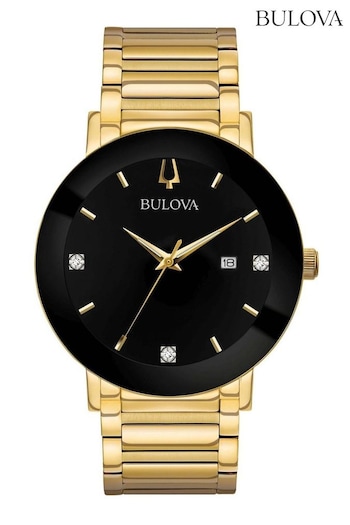 Bulova Ladies Gold Tone Modern Watch (U24205) | £299