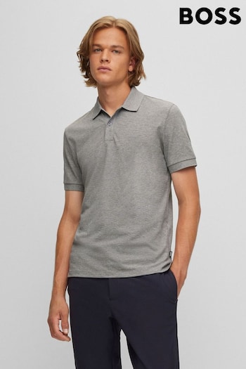 BOSS Grey Pallas Polo Shirt (U24488) | £89