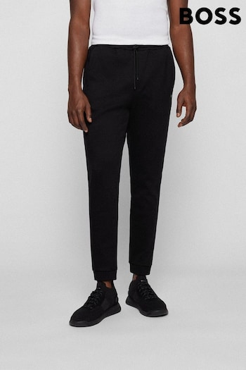 BOSS Black Curved Layered Logo Tracksuit Joggers (U24546) | £129