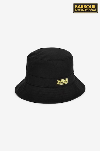 Barbour® International Black Nortan Drill Wei Bucket Hat (U24580) | £27