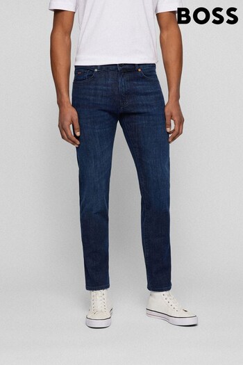 BOSS Blue Maine Straight Fit Jeans Cut (U24633) | £119