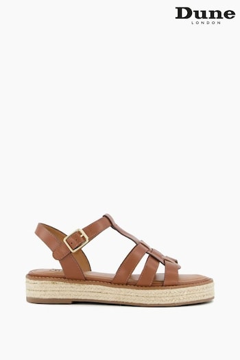 Dune London Latch Espadrille Sole Sandals embellished (U24677) | £95