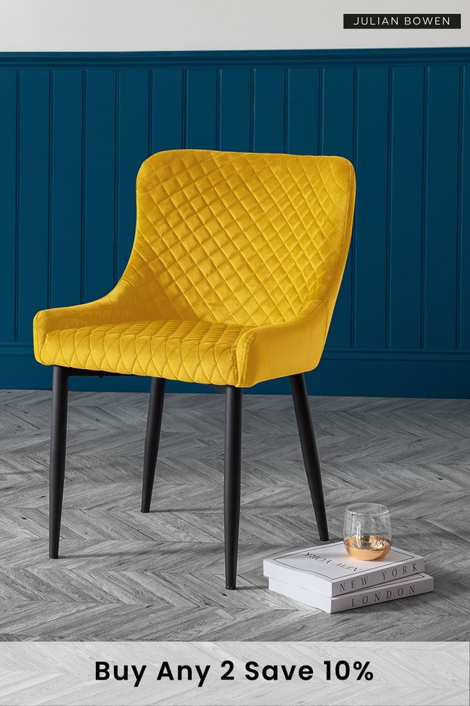 Mustard dining outlet chairs next