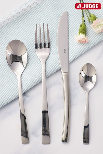 Judge Silver Durham 24 Piece Cutlery Set (U25117) | £40