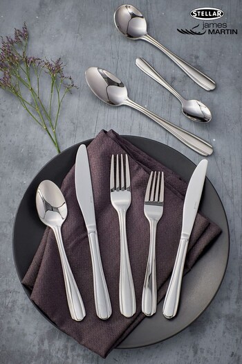 Stellar Silver Sterling 44 Piece Cutlery Set (U25120) | £125