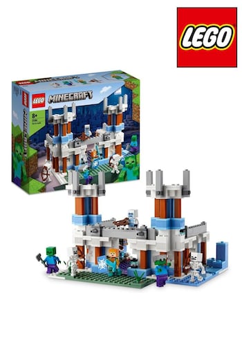 LEGO Minecraft The Ice Castle Toy with Zombie Figures 21186 (U25292) | £45