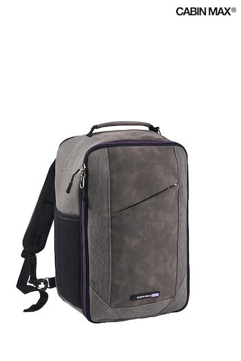 Cabin Max Grey Manhattan 40cm Underseat Travel Backpack 20 Litre (U25480) | £35