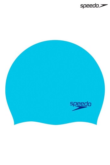Speedo Junior Plain Moulded Silicone Swimming Cap (U25732) | £7.50