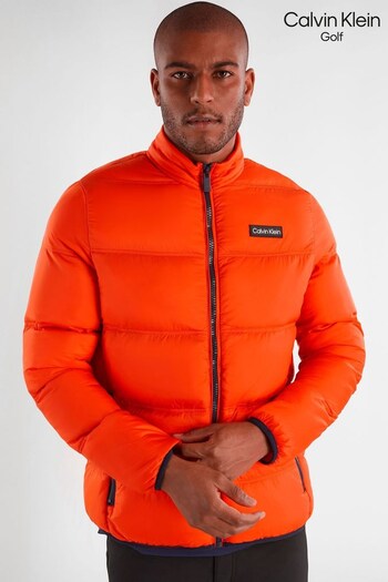 Calvin Klein Golf Orange Torrington Padded Jacket (U25880) | £110
