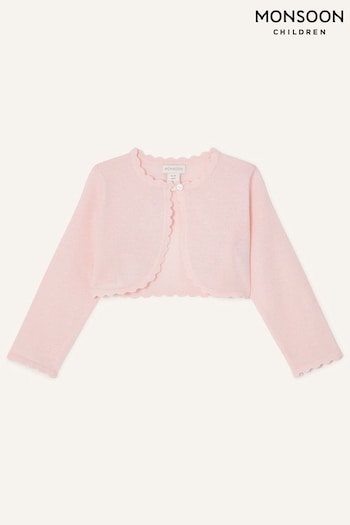 Monsoon Pink Baby Niamh Cardigan (U26628) | £20 - £22