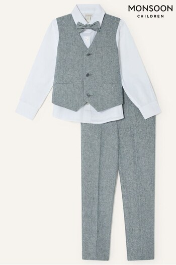 Monsoon Grey Four Piece Suit Set (U26857) | £65 - £75