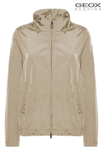 Geox creams Natural Topazio Mid Bomber Jacket (U28510) | £189