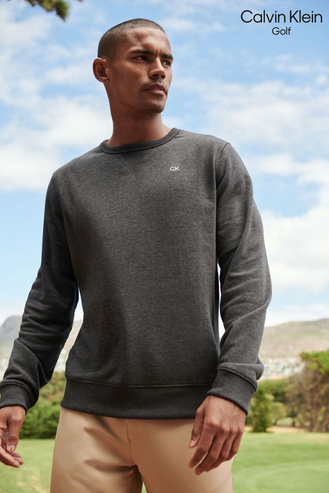 Buy Men s Calvin Klein Golf Grey Sweatshirtsandhoodies Online