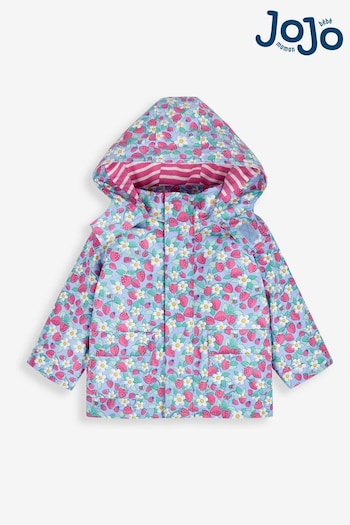 World Caterpillar hoodie Blue Stawberry Waterproof Jacket (U29110) | £39.50