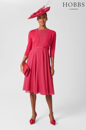 Hobbs Pink Della Dress (U29205) | £159