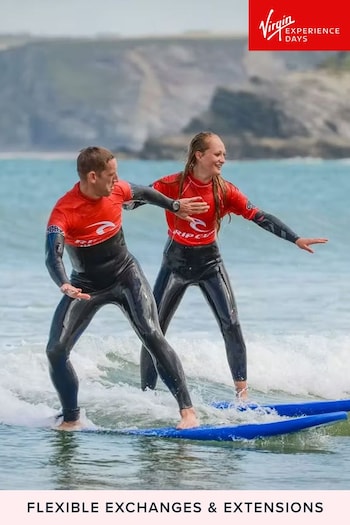 Virgin Experience Days Taster Surf Lesson for Two at Newquay Surf School (U29472) | £90