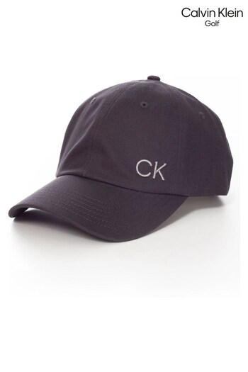 Calvin Klein Golf Grey Cotton Twill Cap (U29705) | £15