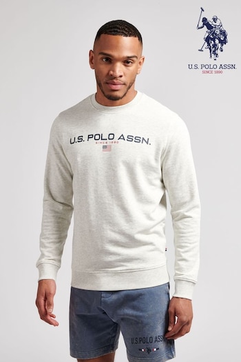 U.S. Polo Assn. Mens Sport Crew Sweatshirt (U30169) | £55