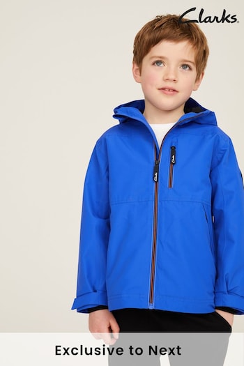 Clarks Cobalt Blue Boys Water Resistant Jacket (U30768) | £55 - £58
