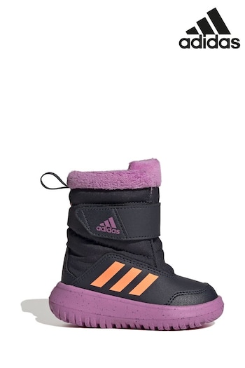 adidas Blue Infant Winterplay Boots Trainers (U30812) | £38
